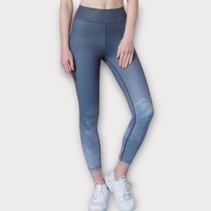 XXIV Active Womens Flower Power Leggings XS 7/8 High Waisted Gym Yoga Activewear